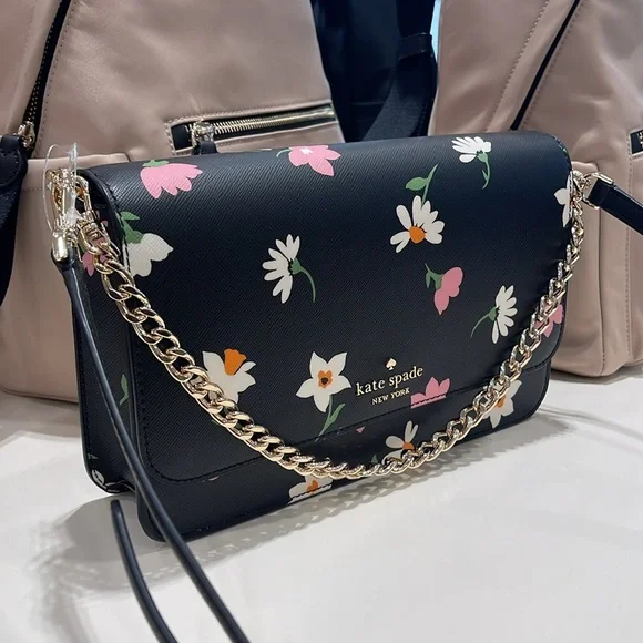 Kate Spade Madison Floral Waltz Flap Convertible Crossbody
Black Multi
NWT - Picture 2 of 16